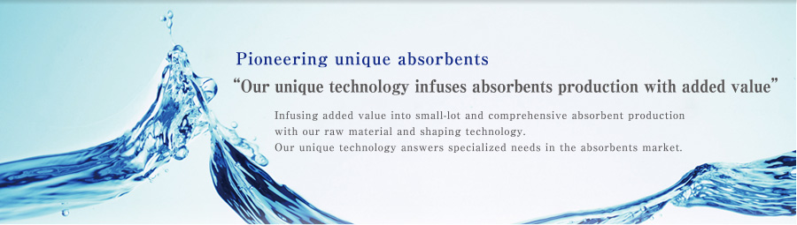 Pioneering unique absorbents/"Our unique technology infuses absorbents production with addedvalue"